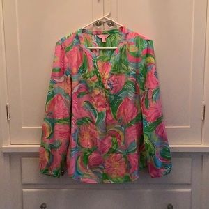 Beautiful silk Lilly blouse